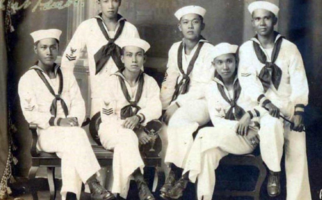 More 35,000 Filipinos were recruited into the U.S. Navy from 1952 to 1992 under a provision of the Republic of the Philippines-United States Military Bases Agreement. (USS Telesforo Trinidad Campaign)