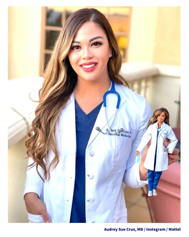 Dr. Audrey Sue Cruz received an email from Mattel telling her of the Barbie doll that will be in her honor. MATTEL