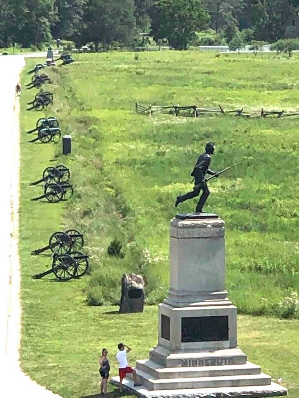 U.S. Civil War battleground of Gettysburg, Pennsylvania, where pro-slavery Confederacy suffered a decisive defeat. B. PIMENTEL