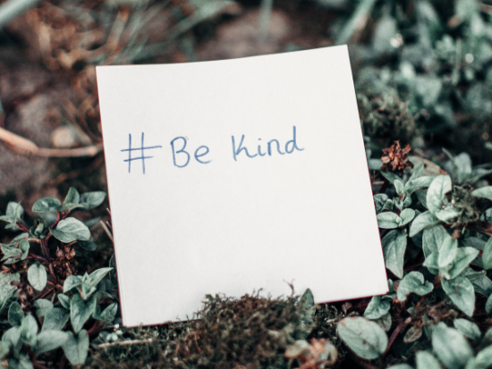 Be grateful and exude kindness.