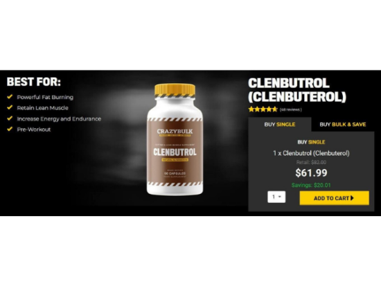 #2 – Clenbutrol – The Fastest Cutting Steroid