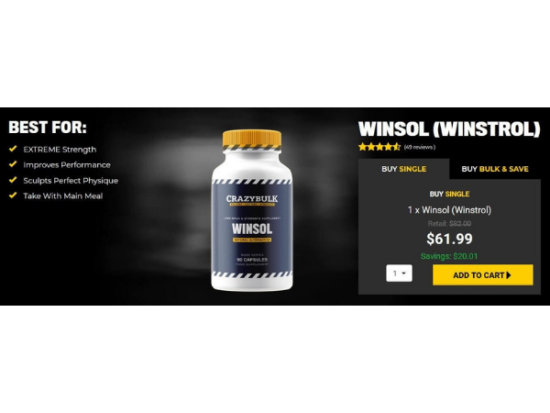 #3 – Winsol – The Aesthetic Physique Steroid