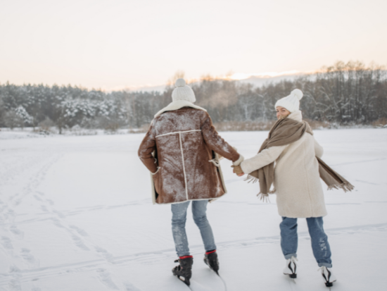 Schedule an ice skating date