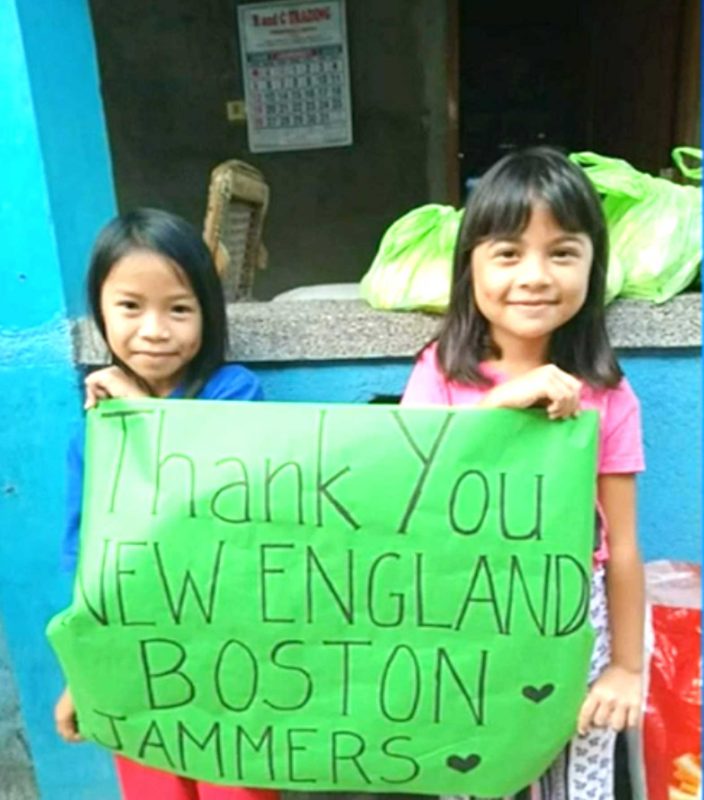 Kids thank Boston-Area donors for food aid during the pandemic. SCREENSHOT