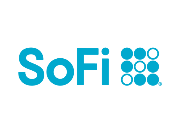This is the SoFi logo.