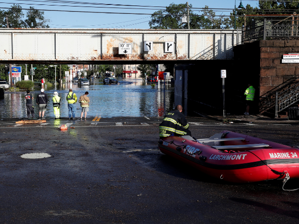 Fourty four dead at Idas recorded floods that submerged New York