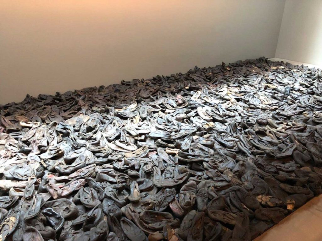 Shoes taken from doomed prisoners in Nazi concentration camps. BPIMENTEL