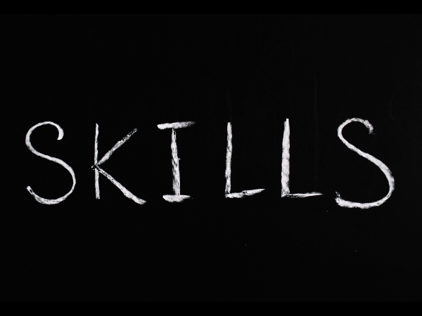 This is the word "SKILLS".