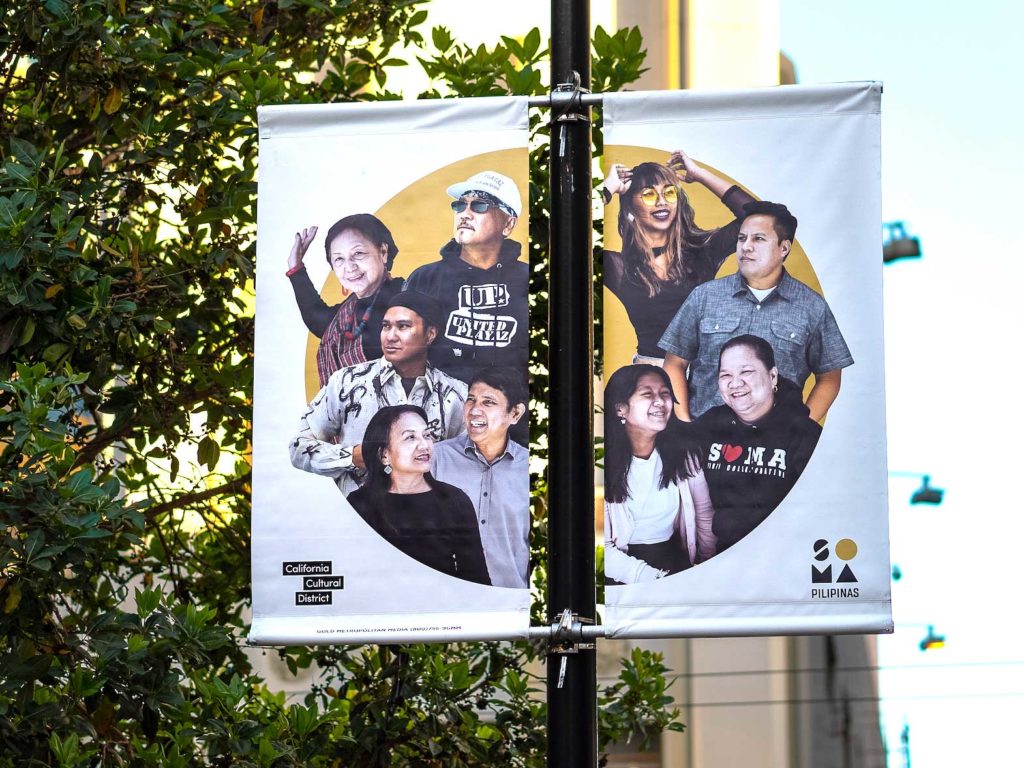One of the 300 street banners the City of San Francisco installed to highlight the Filipino community in the city. CONTRIBUTED