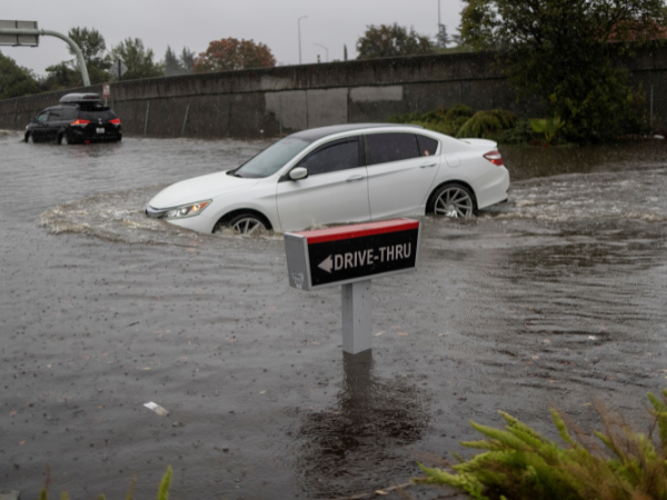 Mudslides and flash flood threats as storm drenches California