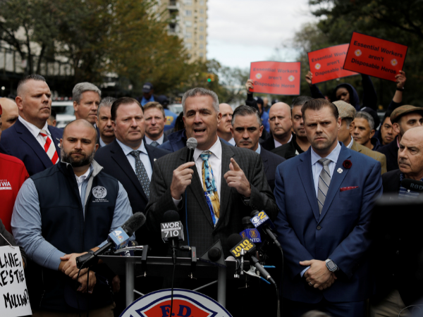 New York City firefighters asks court to bar city's vaccine mandate