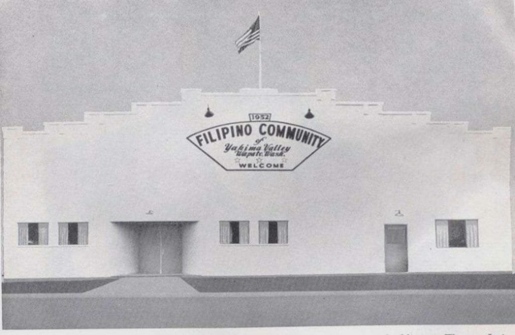 The Filipino Community Hall, dedicated in March 195,2 was built from the ground up, with men donating $1,000 each and doing much of the work themselves.