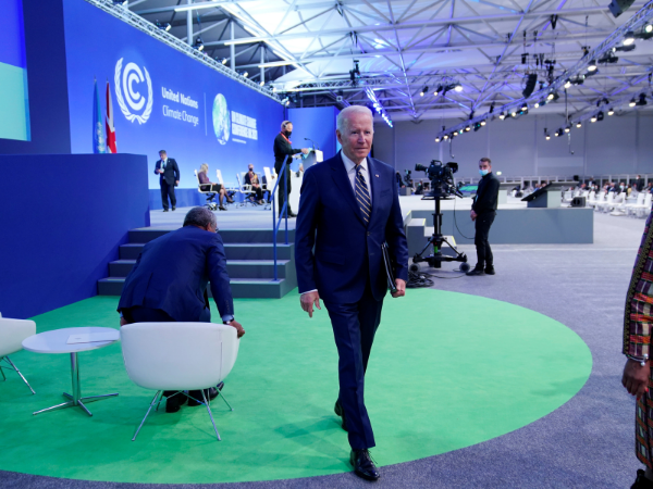 Biden tells leaders US will fulfill climate goals as agenda falters at home