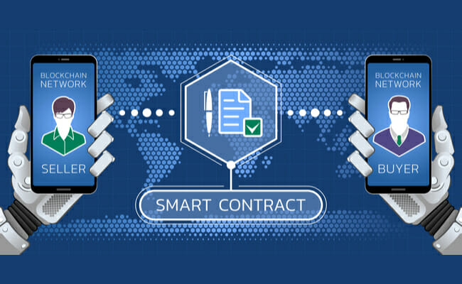 This illustrates a smart contract.