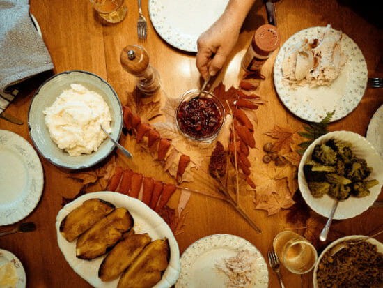 What are the top 5 Thanksgiving dishes?