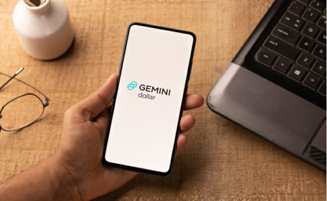 This is the Gemini crypto app.