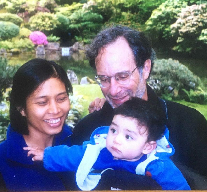 The late thinker Jonathan Rowe with his wife, Mary Jean Espulgar, and their son, Joshua. BPIMENTEL