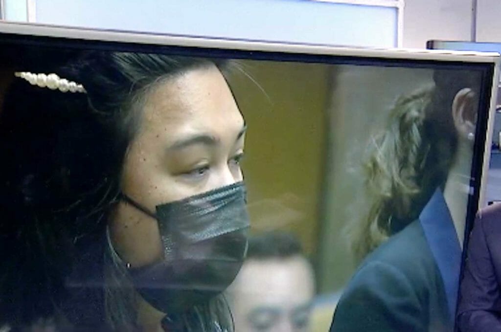 Danalee Pascua faces involuntary manslaughter charges, which carry a maximum four-year prison sentence. SCREENSHOT