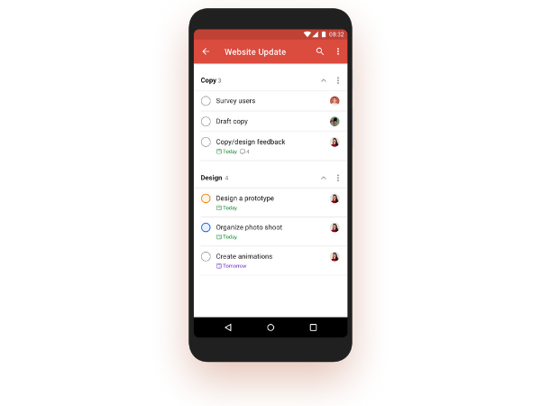 This is the Todoist app.