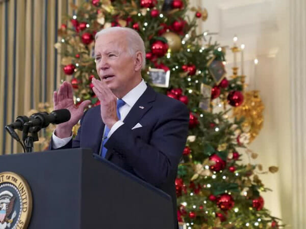 With warning for unvaccinated, Biden lays out battle plan against Omicron