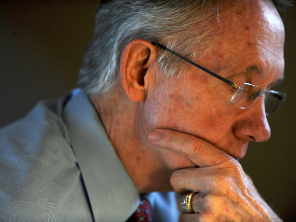 Harry Reid a former US Senate majority leader dies at 82