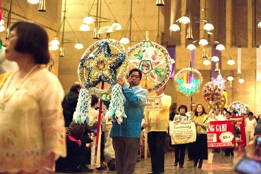 The nine-day Simbang Gabi Christmas tradition is observed in Los Angeles parishes every year. ANGELUS/Victor Aleman