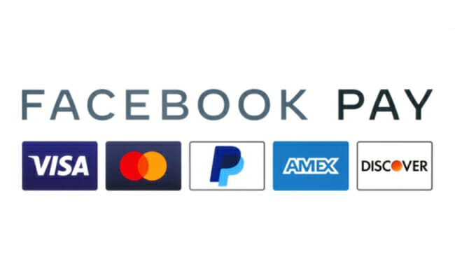 These are the payment options for FB Pay.