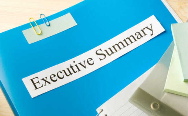 This is a folder for executive summaries.