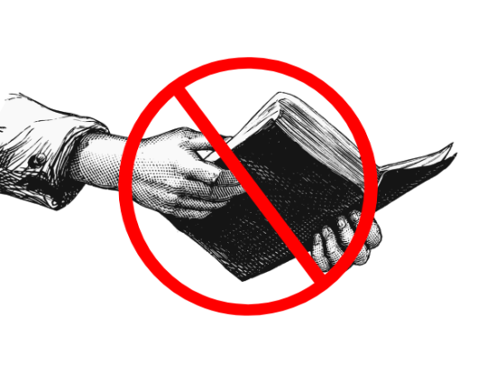 What is categorized as a banned book?