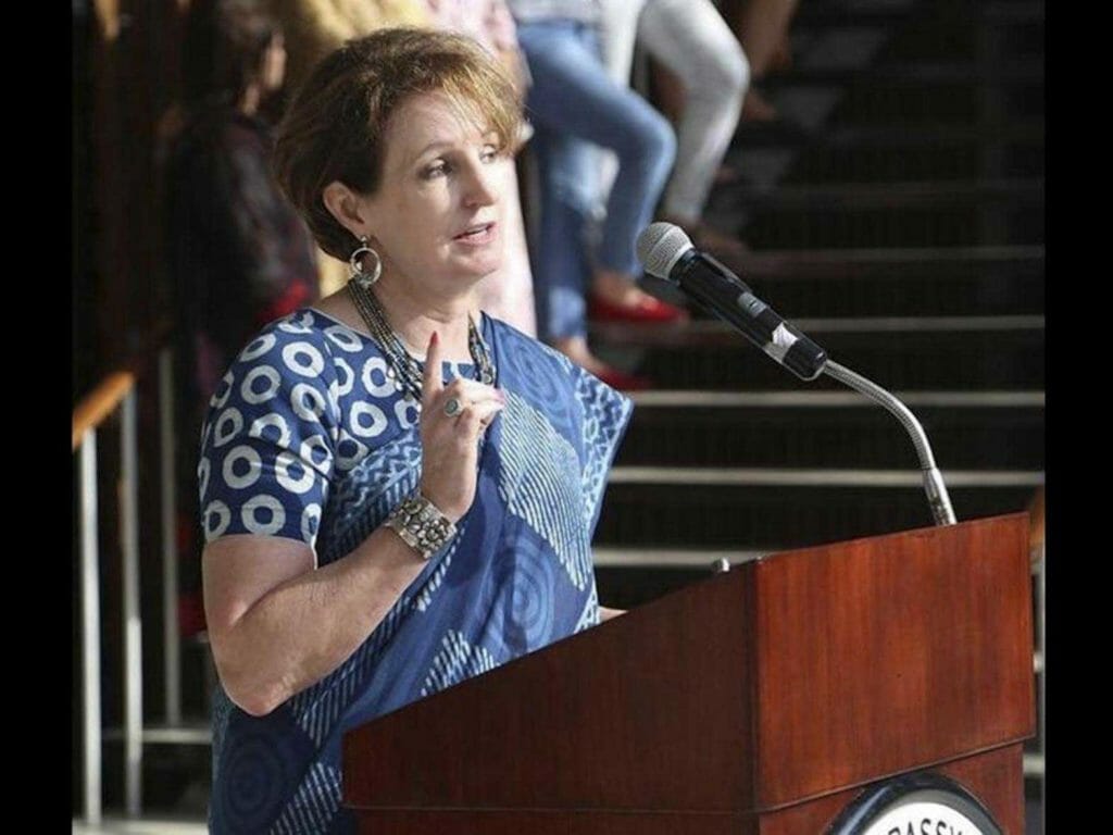 Carlson worked as Deputy Chief of Mission in New Delhi, India for three years and as ad interim CDA for 10 months. She currently serves as same at the U.S. Embassy in Buenos Aires, Argentina. FILE PHOTO US.GOV