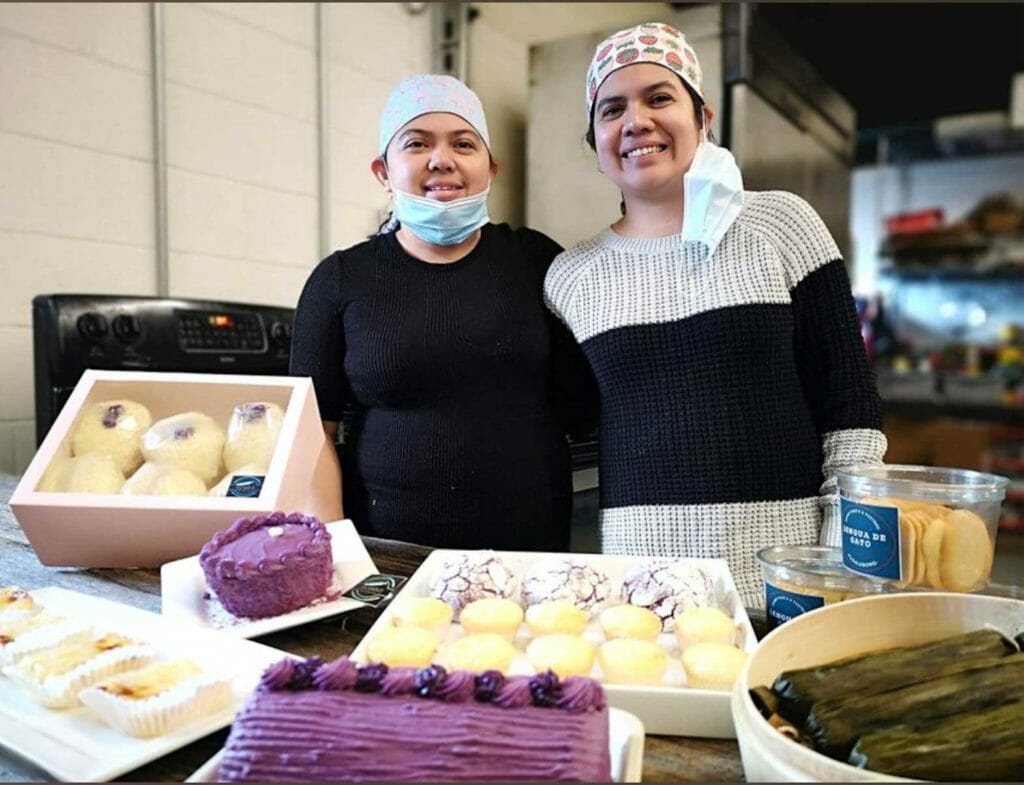 Sisters Joanna and Jamie Undag at their Sugbo Cakes & Pastries in Waterloo, Ontario. SCREENSHOT