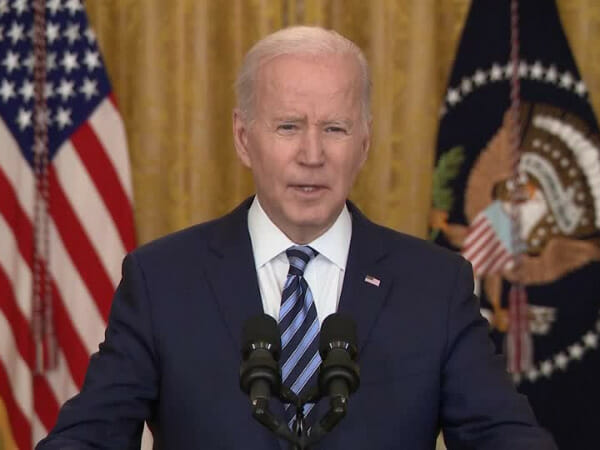 Biden imposes new sanctions on Russia for 'premeditated' Ukraine attack