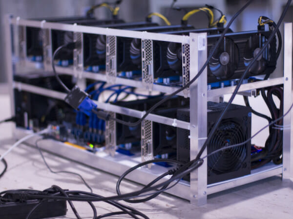 This is a cryptomining rig.
