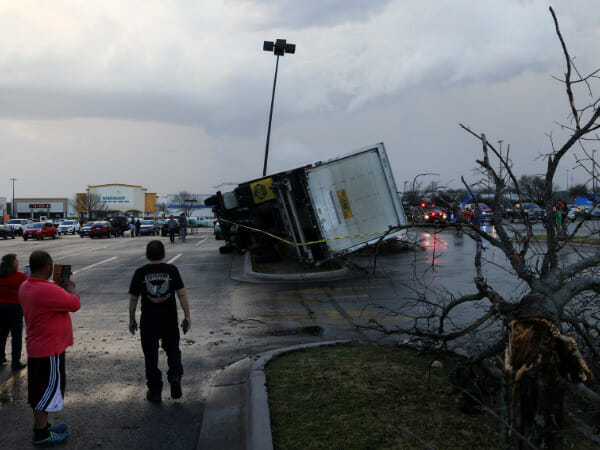 Tornadoes tore through north Texas, destroying homes and businesses