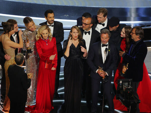 Apple TV+ sets record as first streamer to win best picture Oscar