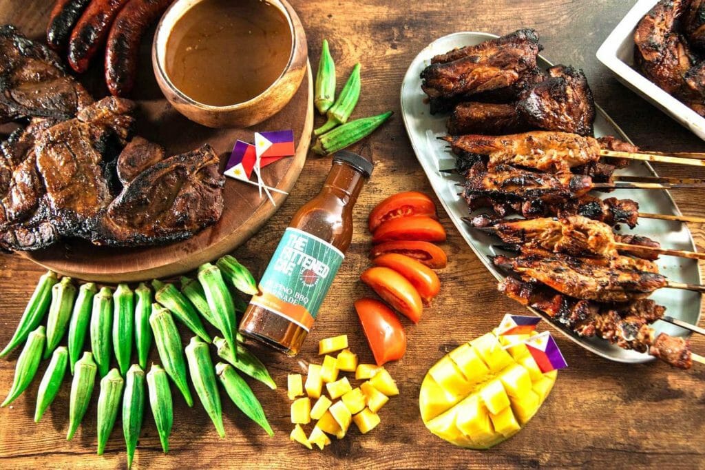 The Youngs' Fattened Can line offers Filipino barbecue and vinegar dipping sauces. WEBSITE
