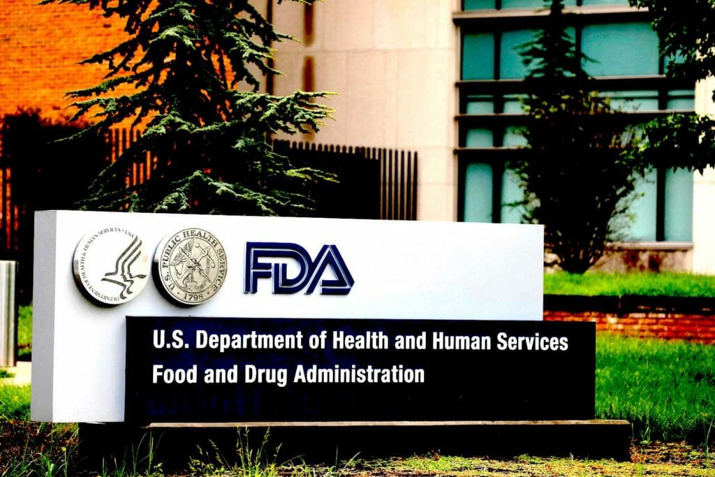 Signage is seen outside of the Food and Drug Administration (FDA) headquarters in White Oak, Maryland, U.S., August 29, 2020. REUTERS/Andrew Kelly/File Photo