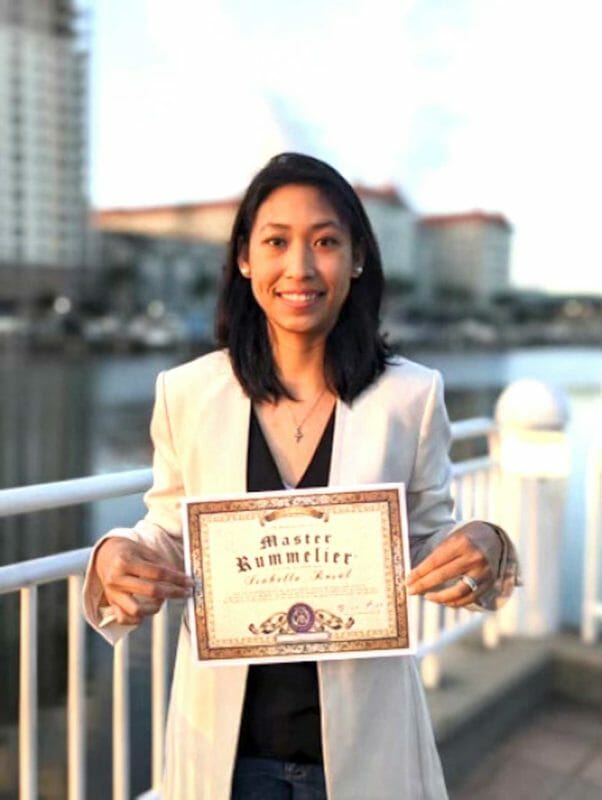  Isabella Rosal is the first female to become a Master Rummelier® and one of only 12 Master Rummelliers in the world. 