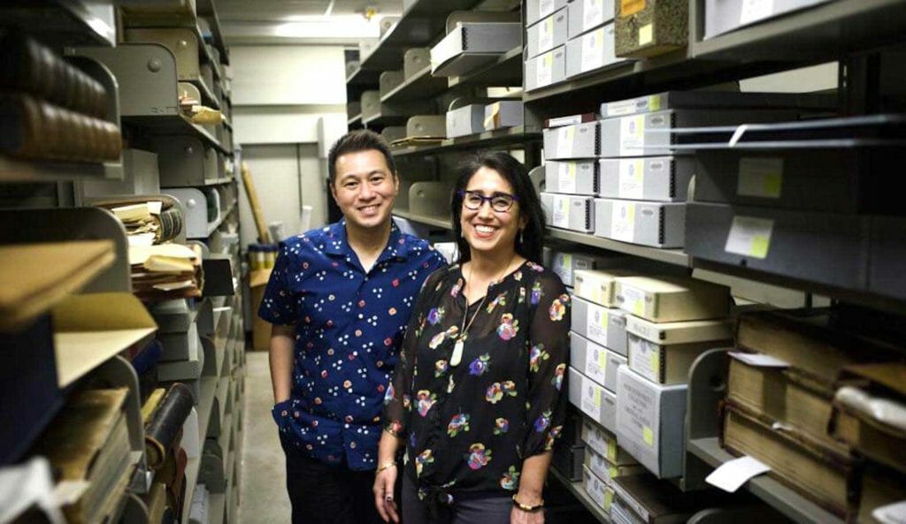 Ricky Punzalan, associate professor of information, and Deirdre de la Cruz, associate professor of history and Asian languages and cultures, are co-principal investigators of the ReConnect/Recollect project. U-M