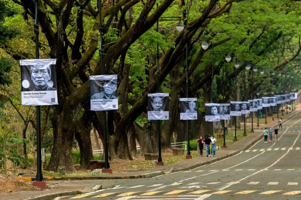 The exhibit, which runs through April 30, features activists, writers, academics, journalists who were imprisoned, tortured and abused for fighting the Marcos dictatorship.