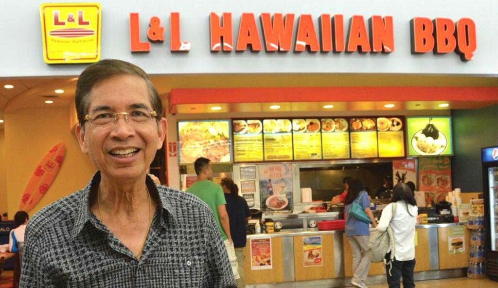 In 1976, Eddie Flores Jr. bought a 24-year-old diner for his mother. It would be the start of the L&L Hawaiian BBQ restaurant chain.