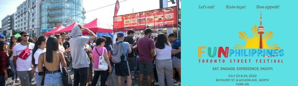 A1-km stretch of Bathurst St. will be lined with food and craft vendors, lively street activities and eye-catching Filipino cultural installations.