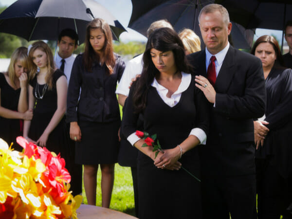What should I not put on to funeral services?