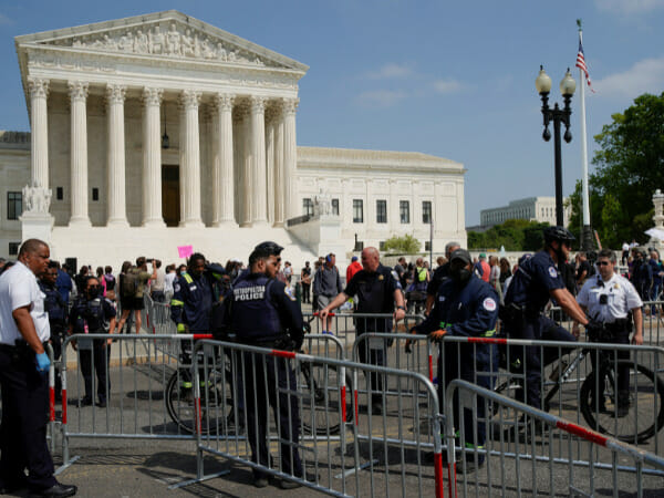 Abortion rights protesters rally in US stirred by Supreme Court opinion draft