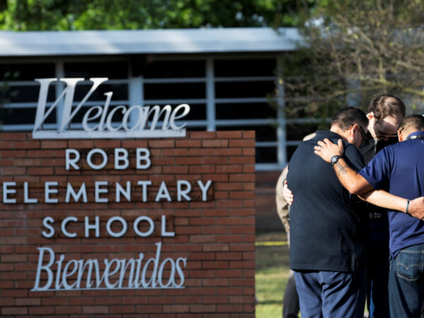 Minutes before Texas school shooting, gunman sent online warning