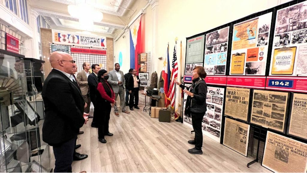 The exhibit at the Philippine Consulate General in San Francisco’s Kalayaan Hall is part of the ongoing education campaign on the legacy of Filipino veterans of World War II. CONTRIBUTED