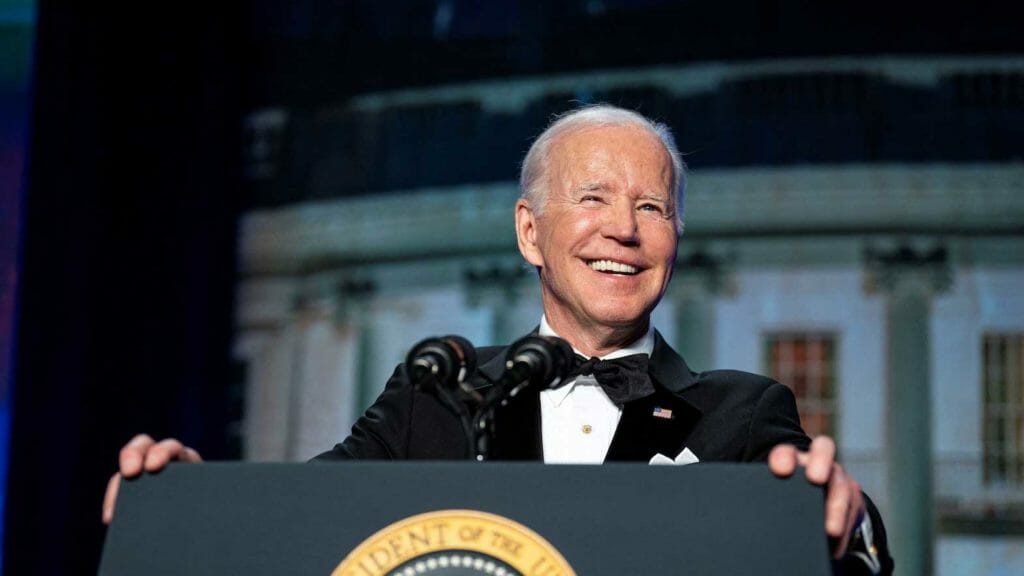 President Biden on April 30 gave a heartfelt speech at the 2022 White House correspondents’ dinner. (Video: The Washington Post, Photo: Alexander Drago/Reuters/The Washington Post)