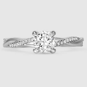 Brilliant Earth Petite Twisted Vine Engagement Ring