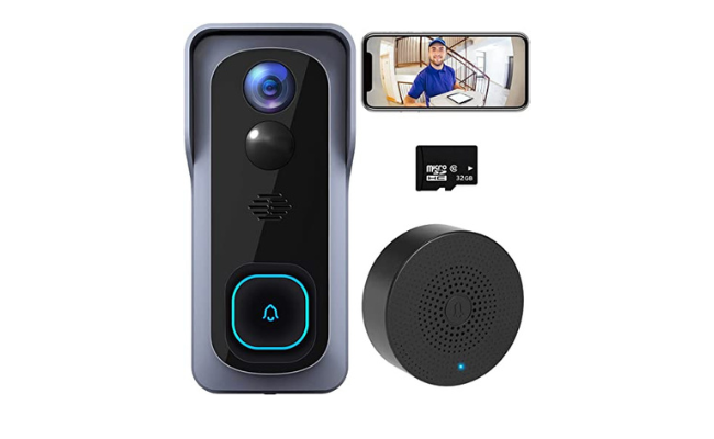 This is the Morecam doorbell camera.