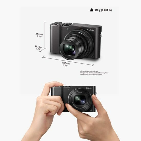 Panasonic LUMIX ZS100 4K Digital Camera, 20.1 Megapixel 1-Inch Sensor 30p Video Camera, 10X LEICA DC VARIO-ELMARIT Lens, F2.8-5.9 Aperture